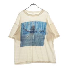 VINTAGE (ヴィンテージ) 90S NIRVANA NEVERMIND BOOTLEG ニルヴァーナ ネバーマインド ブートレグ プリント 半袖Tシャツ ホワイト