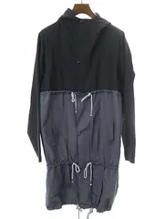 MARNI マルニ 19SS カラーブロック ドローストリングコート ブラック×グレー 44のサムネイル