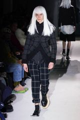 COMME des GARCONS HOMME PLUS 24aw ウール縮絨 トラウザーパンツ チェック S コムデギャルソンオムプリュス 2024aw AD2024