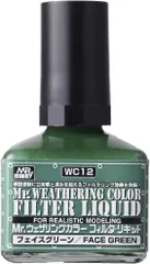 【新品】 GSI クレオス Mr.ウェザリングカラー フィルタ・リキッド GSIクレオス ホビー用塗料 グリーン 40ml WC12