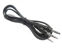 3.5mmステレオミニプラグ オーディオケーブル 1.5m ブラック[定形外郵便、送料無料]mer001