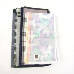 ピエールバルマン他 ハンカチ 蝶々柄等 8点セット 未使用 まとめて 大量 ブランド レディース PIERRE BALMAIN etc