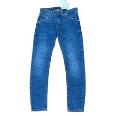 未使用 ZARA TRAFALUC EMBRACE DENIM クロップド スキニーデニム ブルー サイズ36 レディースXS ザラ