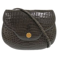 エルメス ポーラ ポロサス グレー系 ゴールド金具 ショルダーバッグ 1143 HERMES