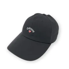 CALLAWAY キャロウェイ  バック編み上げ ハート刺繍 キャップ  ブラック系 FR [240101491590] ゴルフウェア ストスト