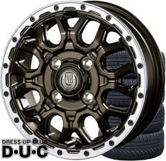 12インチアルミホイールタイヤセット 軽トラ 軽バン ヨコハマY356付  MUD BAHN XR-800M GBR/RP 12-4.0 145/80R12 12-4.00B 145R12 6PR 車検対応 リムP