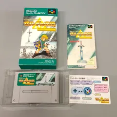 M923◆スーパーファミコン　ゼルダの伝説　神々のトライフォース　取説　箱付　動作未チェック◆