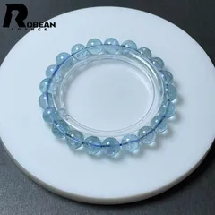 【限定一点】 上品 EU製 ★ROBEAN・ブルートパーズ★ブレスレット パワーストーン 天然石 綺麗 お守り プレゼント2  ギフト 8.7-9.1mm M0512200