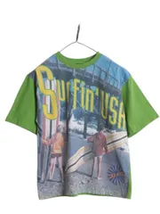 【お得なクーポン配布中!】 90s USA製 オールド ギャップ サーフ フォト プリント 半袖 Tシャツ キッズ L XL メンズ S 程/ 旧タグ イラスト グラフィック サーファー