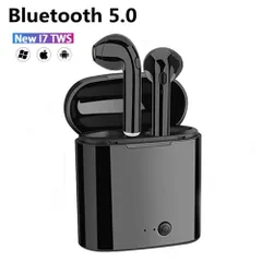 TWS i7sヘッドセット Bluetooth ワイヤレス イヤホン ヘッドセット黒P_0