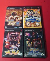 ●パチスロシミレーターゲーム　4点まとめ　 PS2ソフト ●チャレンビー　ゲームソフト