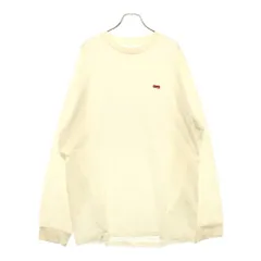 SUPREME (シュプリーム) Small Box Logo L/S Tee スモールボックスロゴ 長袖カットソー ロングスリーブTシャツ ロンT ホワイト