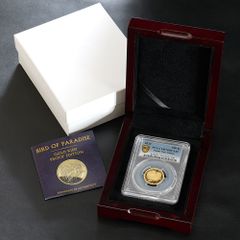 【最高鑑定】2020年 パプアニューギニア 極楽鳥 100キナ金貨 プルーフ 1/4オンスPCGS PR70DCAM  アンティークコイン モダン レア