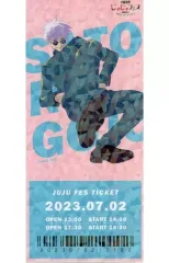 【中古】キャラカード 五条悟 「呪術廻戦 じゅじゅフェス2023 with オーケストラ トレーディングチケット風カード」