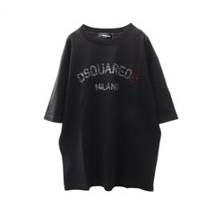 DSQUARED2 ディースクエアード ニット セーター ブラック M ロゴ 