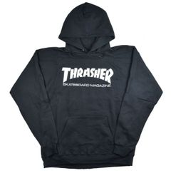 THRASHER スラッシャー Mag Logo プルオーバーパーカー BLACK