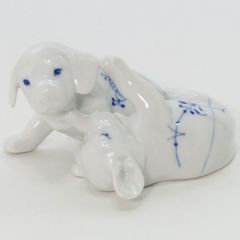308 ロイヤルコペンハーゲン ブルーパルメッテ 三匹のネコ フィギュ