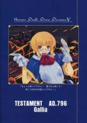 [중고] 남성향 일반 동인지 ≪경계선 상의 호라이즌≫ TESTAMENT AD.796 Gallia Historica Double Divine Dominion V / 카와카미 미나리 / TENKY