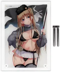【中古】アクリルスタンド・アクリルパネル シベリア寒気団長 アクリルキャラクタープレート 「シベリア寒気団長 illustration by 魔太郎 1/6 PVC製塗装済み完成品」 あみあみ限定特典のサムネイル