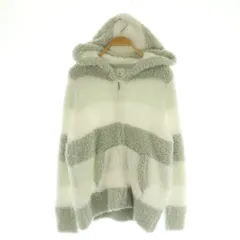 ジェラートピケ gelato pique ジェラート3ボーダーパーカ パーカー ヘアバンド セット ジップアップ ルームウエア F グレー /MY ■OS