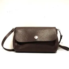 COACH(コーチ) ショルダーバッグ - F12106 ダークブラウン レザー