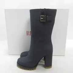 H■未使用■【37】レッドヴァレンティノ/RED VALENTINO レザーブーツ/定価￥89000/LADIES■38のサムネイル