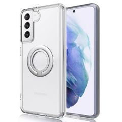 【数量限定】S22 ケース Galaxy SC-51C SCG13 カバー クリア 対応 半透明 マット仕上げ リング付き スタンド機能 耐衝撃 スマホケース 滑り止め 指紋防止 黄変防止 ストラップホール付き JOOBOY ギャラクシー s22 ケース (ク
