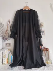 axes femme レースロングガウン