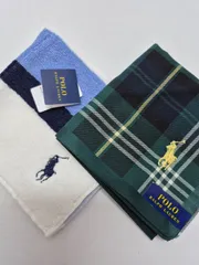 【新品】POLO RALPH LAUREN  メンズハンカチ & タオルハンカチ セット