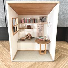 ミニチュア★切り株★ハウス★森の秘密基地ハウス★専用です タイニーツリーハウス｜植木鉢にミニチュアの世界を！精巧で
