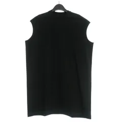 リックオウエンス Rick Owens 24SS TARP T ノースリーブ オーバーサイズ Tシャツ カットソー XS ブラック 黒 RU01B1160BA 国内正規のサムネイル