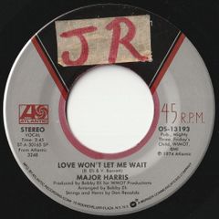 Major Harris Love Won't Let Me Wait / Each Morning I Wake Up Atlantic US OS-13193 201921 SOUL ソウル レコード 7インチ 45