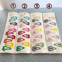 ハートぱっちんピン♡オーダー MY mama ハート パッチンピン 全6色 6個入 □ ラブリー キュート