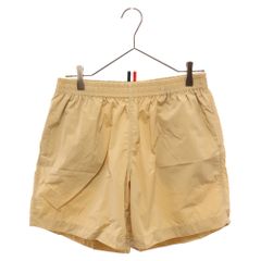 THOM BROWNE (トムブラウン) Trousers Shorts MTU309A-07126-250 トラックショーツ ハーフパンツ ベージュ