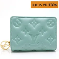 LOUIS VUITTON ポルトフォイユ ルー M82265 モノグラムエンボス RFID ラムレザー ※イニシャル入り 美品 箱付 ルイヴィトン ◆送料込◆質屋-11016