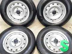 175/80R14 99/98LT 
ブリヂストン エコピア R710 
　 キャロウィン K3 
14x5.0  114.3-4穴 
中古タイヤ サマータイヤ ホイールセット 4本セット
 s14250217029