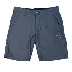 AT301 PUMA プーマ ハーフパンツ 半ズボン ゴルフ ウェア スラックス ブルー グレー メンズ 73