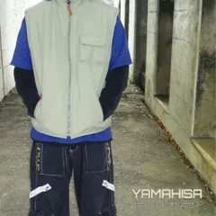 American Eagle アメリカンイーグル ボアフリースベスト カーキ (メンズ L) 中古 古着 S7167