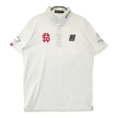 サイズ：S ROUGH&SWELL ラフアンドスウェル  半袖ポロシャツ ボタンダウン  ホワイト系 [240101342450]# ゴルフウェア メンズ ストスト