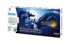 [중고] 로지쿨 무선 Wii 키보드 for 몬스터 헌터 3 (트라이) (몬스터 헌터 오리지널 디자인 [에코 백] 동봉)