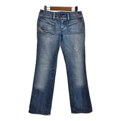 イタリア製 DIESEL ディーゼル デニムパンツ ブルー (レディース 27) 中古 古着 R9957