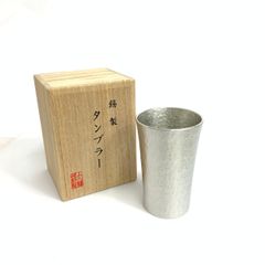 茶道具ゆり工房中村百合恵作本錫製花器花入共箱V 9246|mercari