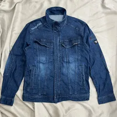 BLUE MONSTER CLOTHING デニム ジャケット　L ブルー　青　バイク　Gジャン　ブルー モンスター クロージング　　アウター　ブルーモンスタークロージング　ジーンズ