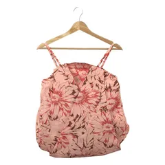 Drawer - 【美品】  Drawer / ドゥロワー | SUMMER フラワージャガード ストラップブラウス | 36 | ピンク | レディース 美品】 Drawer / ドゥロワー | SUMMER フラワージャガード