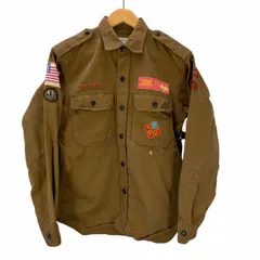 アベイシングエイプ A BATHING APE ソルジャータグ エポレット パッチ付き ミリタリーシャツジャケット メンズ  Mのサムネイル