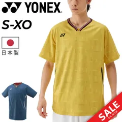 ヨネックス メンズ ゲームシャツ（フィットスタイル）YONEX 半袖シャツ バドミントンウェア  スポーツウェア 和柄 半袖トップス テニス ソフトテニス  日本製  メンズウエア/10700