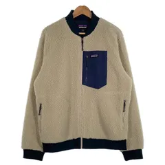 patagonia パタゴニア Retro-X Bomber Jacket レトロX ボンバージャケット ボアフリース アイボリー ネイビー 22830FA20 Size L