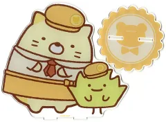 【中古】アクリルスタンド・アクリルパネル ねこ＆ざっそう 特大アクリルスタンド 「映画 すみっコぐらし ツギハギ工場のふしぎなコ」 劇場グッズ