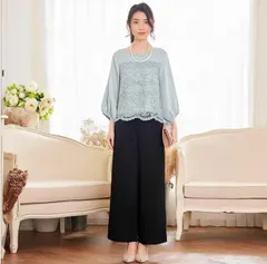 新品未使用 パンツスーツ レディース セレモニー 結婚式 お呼ばれ ドレス パンツセットアップ パンツドレス 卒業式 入学式 謝恩会 二次会