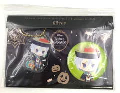 ♪) シルバー アクリルキーホルダー  缶バッジ セット Halloween ver.2022 ディズニー ツイステッドワンダーランド [10]